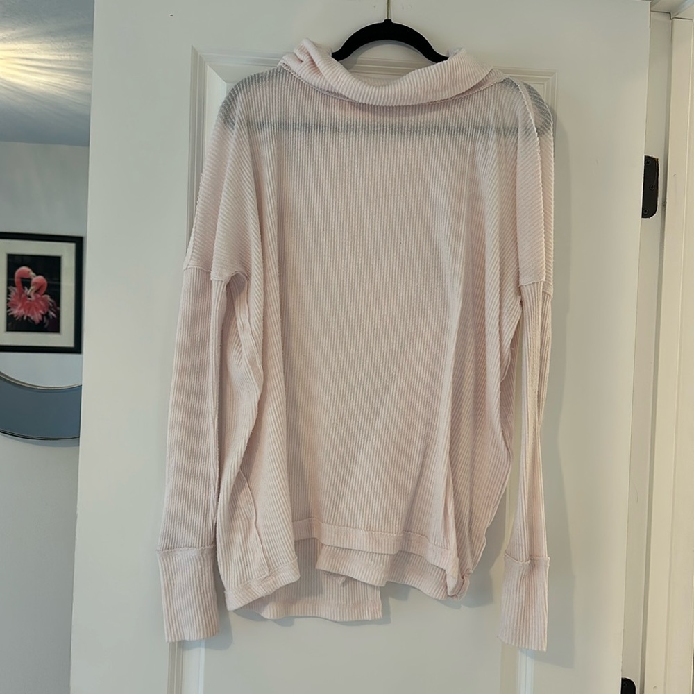 Pink Sweater with open back